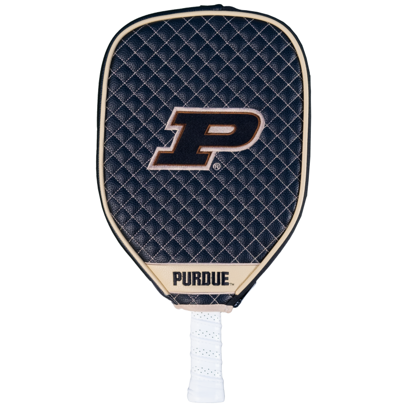 Purdue Boilermakers Quilted Pickleball Paddle Cover (Black)