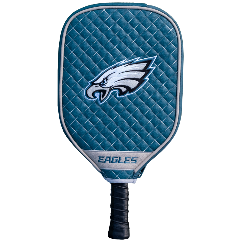 Philadelphia Ealges Quilted Pickleball Paddle Cover (Teal)