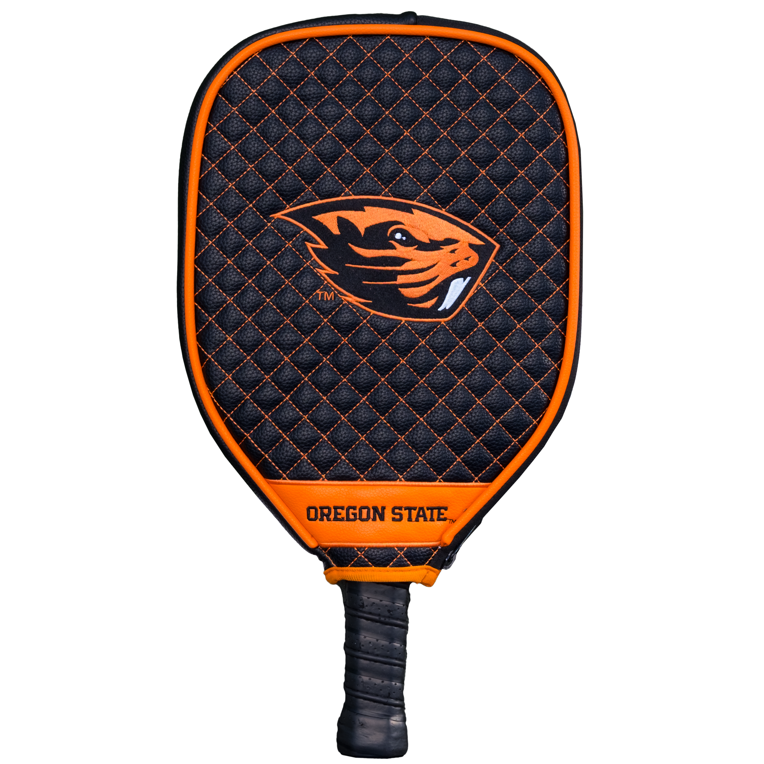 Oregon State Beavers Quilted Pickleball Paddle Cover (Black)