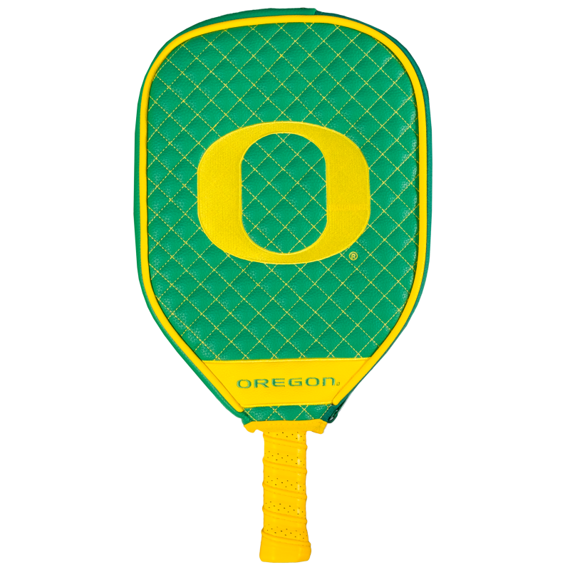 Oregon Ducks Quilted Pickleball Paddle Cover (Green)