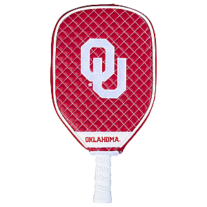 Oklahoma Sooners Quilted Pickleball Paddle Cover (Dark Red)