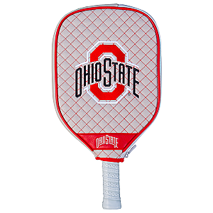 Ohio State Buckeyes Quilted Pickleball Paddle Cover (Gray)