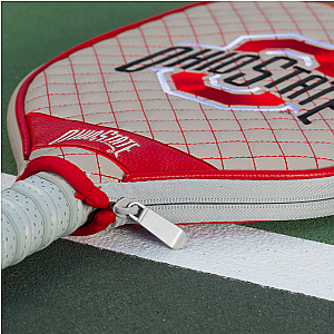 Ohio State Buckeyes Quilted Pickleball Paddle Cover (Gray)