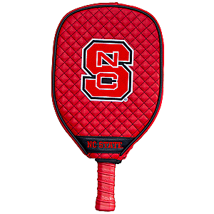 Nc State Wolfpack  Quilted Pickleball Paddle Cover (Red)