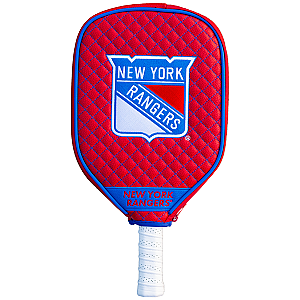 New York Rangers Quilted Pickleball Paddle Cover (Red)