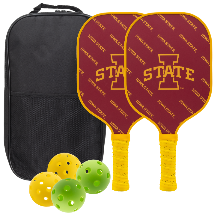 Iowa State Cyclones Pickleball Paddle Set