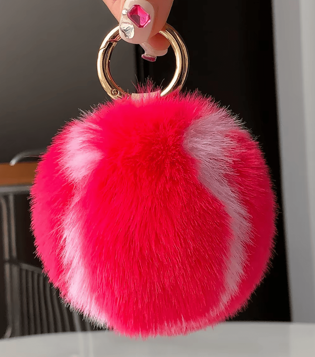 Fluff Ball Tennis Charms