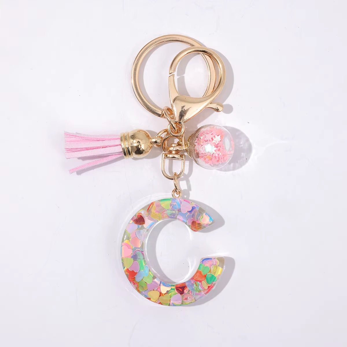 Confetti Initial Charms