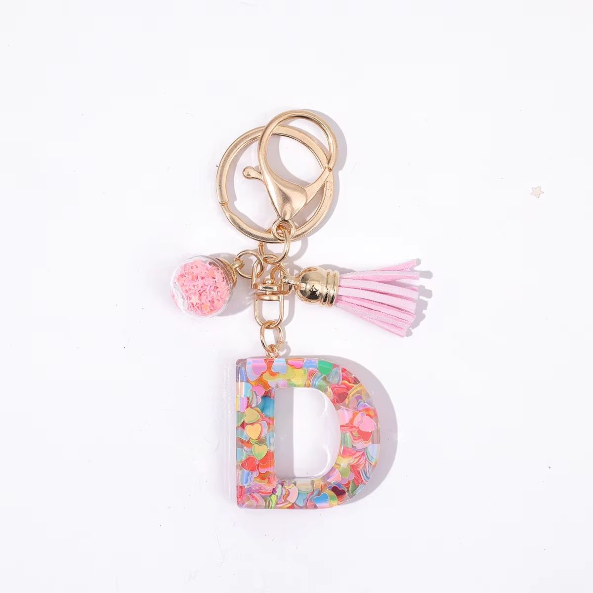 Confetti Initial Charms