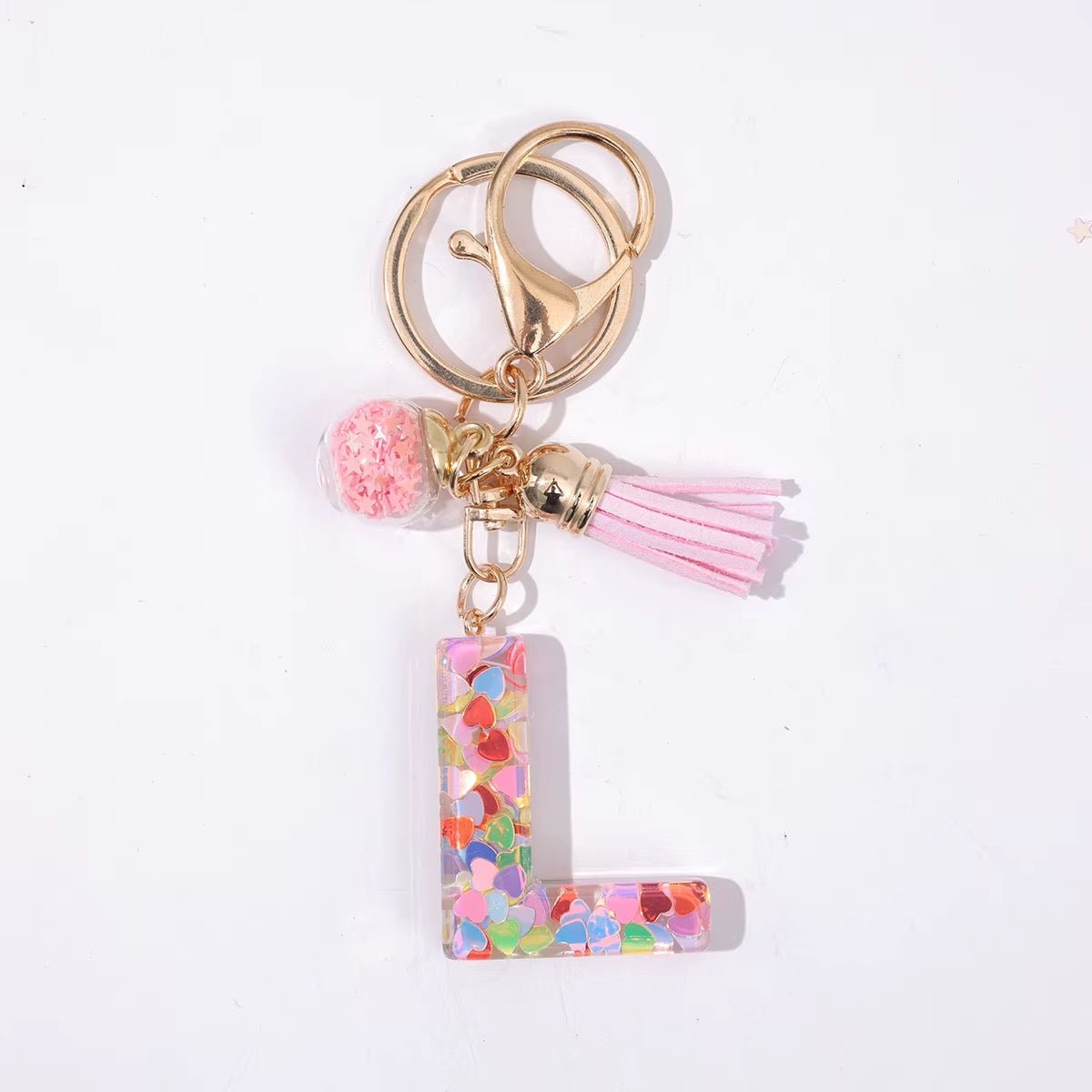 Confetti Initial Charms