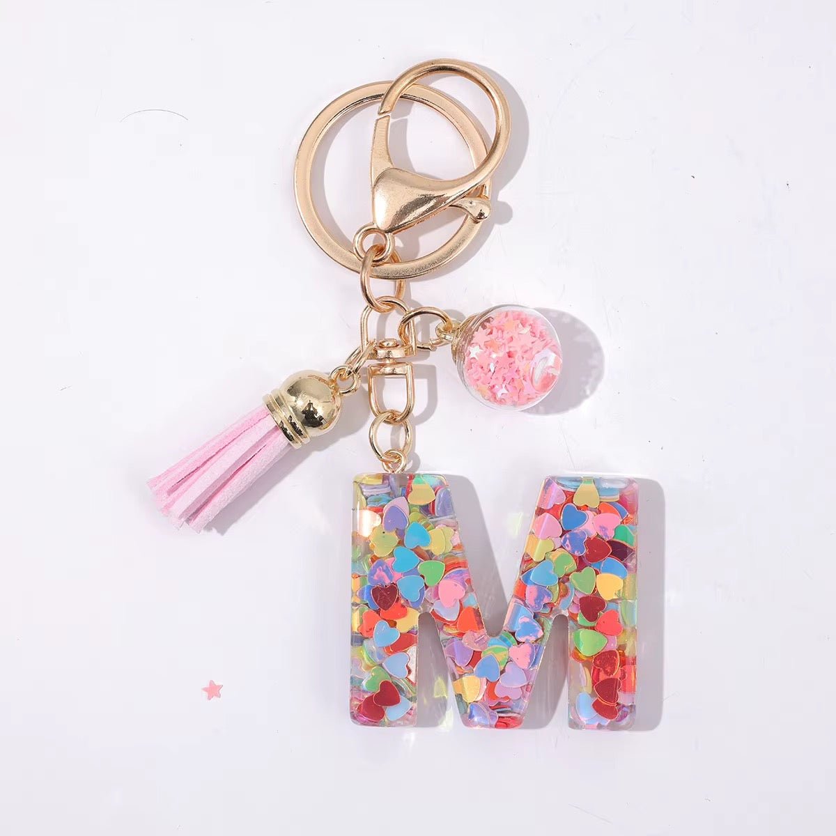 Confetti Initial Charms