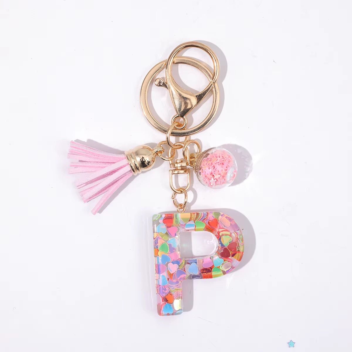 Confetti Initial Charms