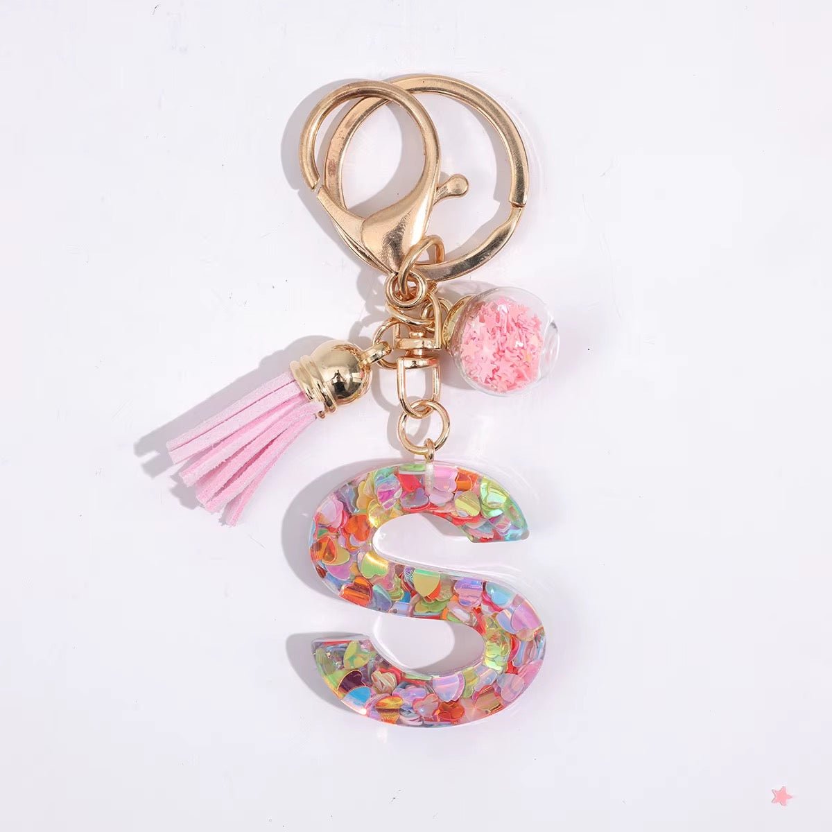 Confetti Initial Charms