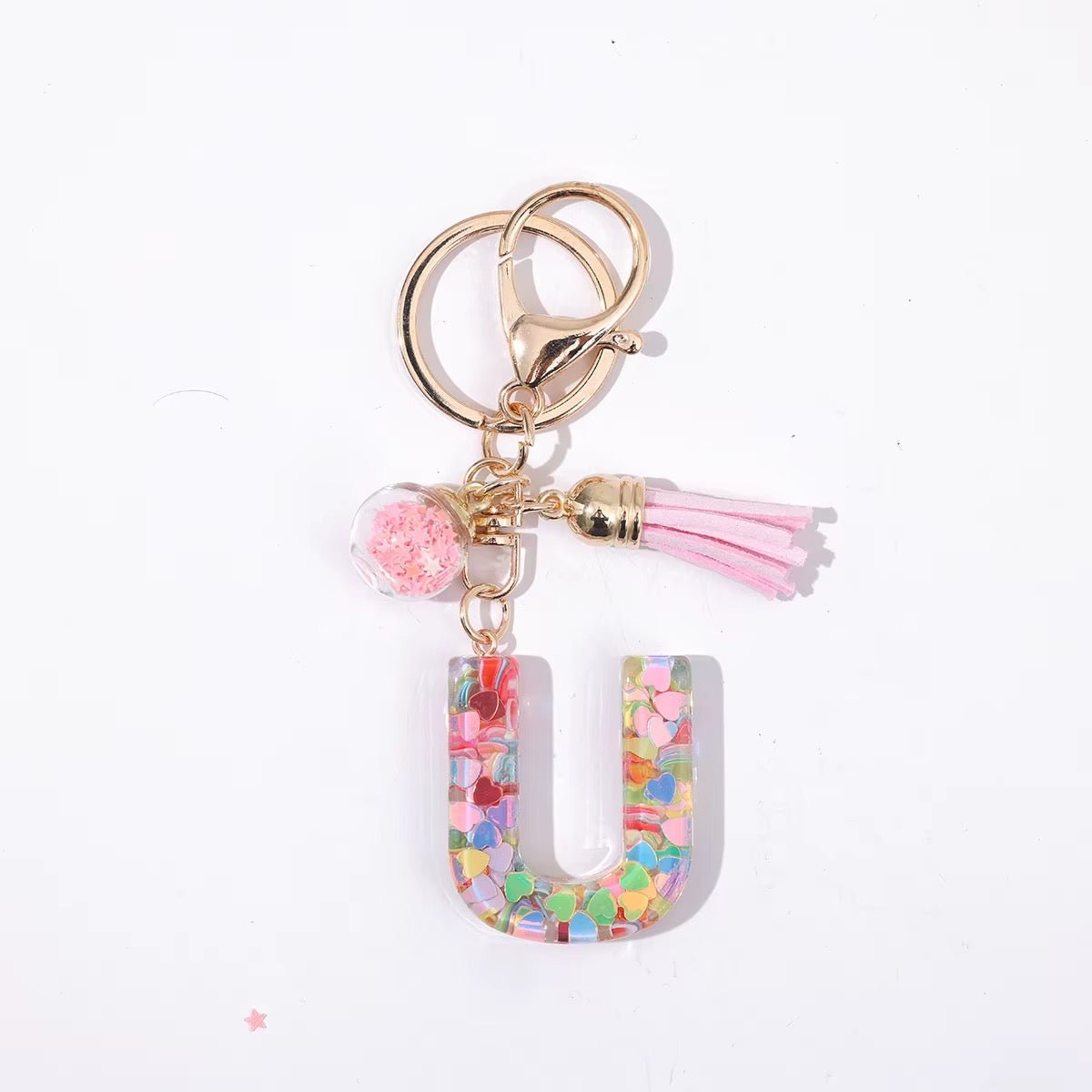 Confetti Initial Charms