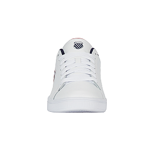 04412-983-M | COURT SHIELD II | WHITE/PEACOAT/SAMBA RED