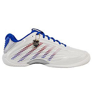 09629-104-M | HYPERCOURT EXPRESS 3 60TH | WIMBLEDON WHITE/DAZZLING BLUE/SILVER/MARS RED