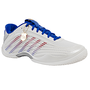 09629-104-M | HYPERCOURT EXPRESS 3 60TH | WIMBLEDON WHITE/DAZZLING BLUE/SILVER/MARS RED