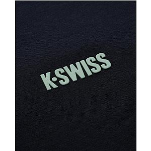 1713350-008 | K- SWISS X ANDREY RUBLEV UNISEX LOGO SWEATSHIRT | BLACK