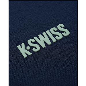 1713352-014 | K- SWISS X ANDREY RUBLEV UNISEX LOOSE FIT T-SHIRT | NAVY