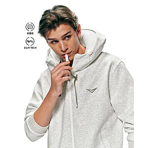 1713349-099 | K- SWISS X ANDREY RUBLEV UNISEX KUBE HOODED JACKET | GREY