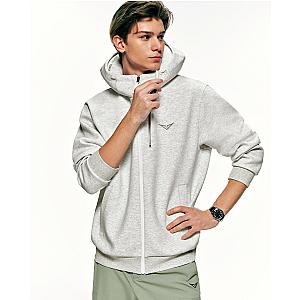 1713349-099 | K- SWISS X ANDREY RUBLEV UNISEX KUBE HOODED JACKET | GREY