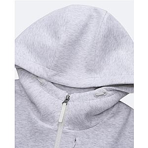 1713349-099 | K- SWISS X ANDREY RUBLEV UNISEX KUBE HOODED JACKET | GREY