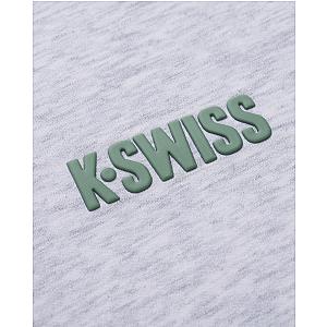1713349-099 | K- SWISS X ANDREY RUBLEV UNISEX KUBE HOODED JACKET | GREY