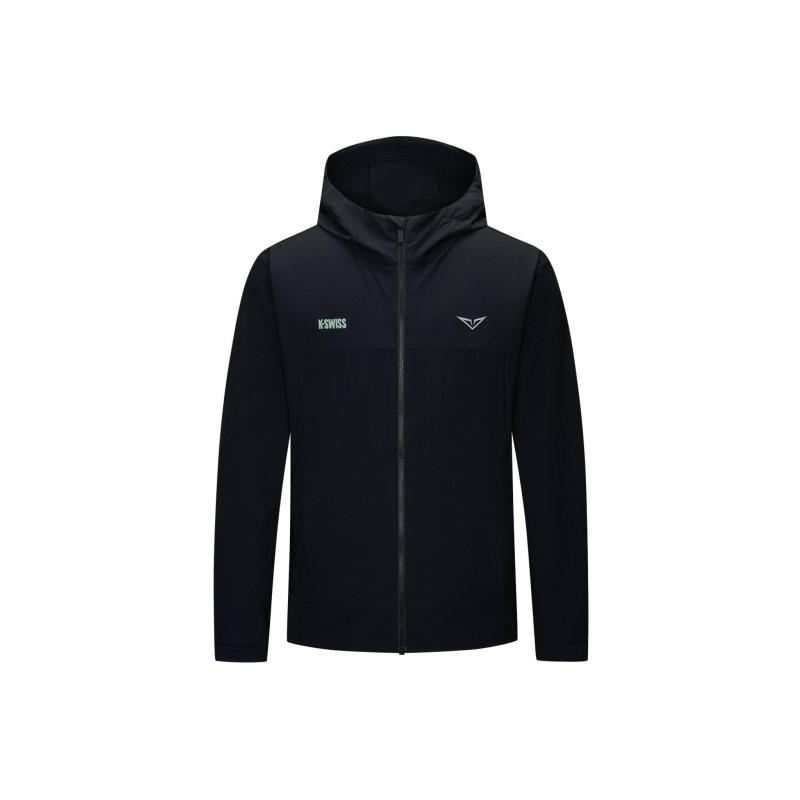1013347-008 | K- SWISS X ANDREY RUBLEV MEN'S LOOSE FIT JACKET | BLACK