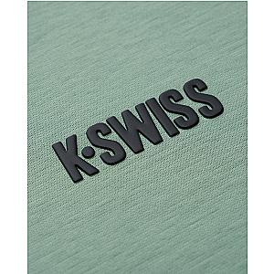 1713352-207 | K- SWISS X ANDREY RUBLEV UNISEX LOOSE FIT T-SHIRT | KHAKI