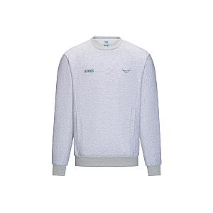 1713350-099 | K- SWISS X ANDREY RUBLEV UNISEX LOGO SWEATSHIRT | GREY