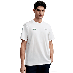 1713352-101 | K- SWISS X ANDREY RUBLEV UNISEX LOOSE FIT T-SHIRT | WHITE