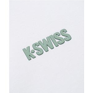 1713352-101 | K- SWISS X ANDREY RUBLEV UNISEX LOOSE FIT T-SHIRT | WHITE