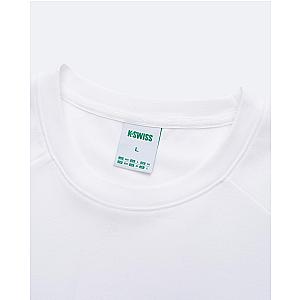 1713352-101 | K- SWISS X ANDREY RUBLEV UNISEX LOOSE FIT T-SHIRT | WHITE