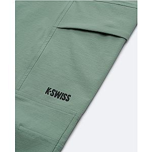 1013348-207 | K- SWISS X ANDREY RUBLEV MENS SUBTLE CHECKED PANTS | KHAKI