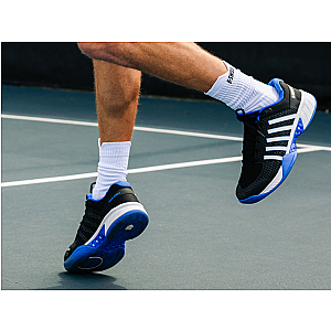 07291-072-W | EXPRESS LIGHT PICKLEBALL-2E | BLACK/WHITE/DAZZLING BLUE