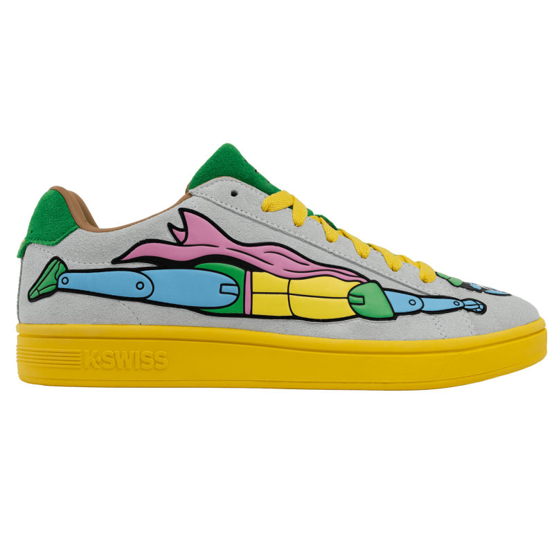 74737-427-M | COURT TIEBREAK II X RAKEEM MILES | BIT OF BLUE/FERN GREEN/CELANDINE