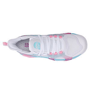 94597-146-M | K-FRAME PADEL | WHITE/SOFT NEON BLUE/NEON BUBLE GUM