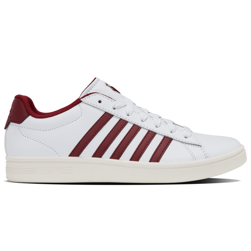 04413-152-M | COURT TIEBREAK II | WHITE/TIBETAN RED/SNOW WHITE