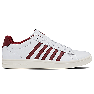 04413-152-M | COURT TIEBREAK II | WHITE/TIBETAN RED/SNOW WHITE