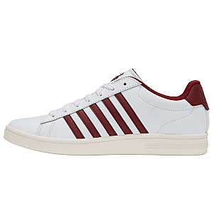 04413-152-M | COURT TIEBREAK II | WHITE/TIBETAN RED/SNOW WHITE