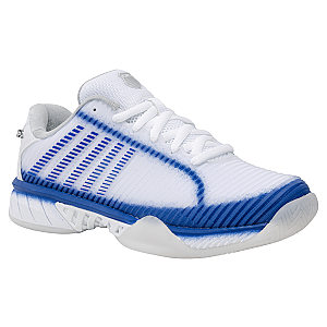 97382-110-M | HYPERCOURT EXPRESS 2  LUCKY IN LOVE | WHITE/ELECTRIC BLUE/SILVER