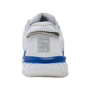 97382-110-M | HYPERCOURT EXPRESS 2  LUCKY IN LOVE | WHITE/ELECTRIC BLUE/SILVER
