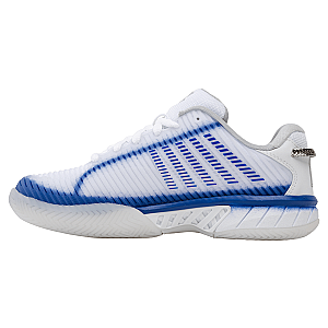 97382-110-M | HYPERCOURT EXPRESS 2  LUCKY IN LOVE | WHITE/ELECTRIC BLUE/SILVER