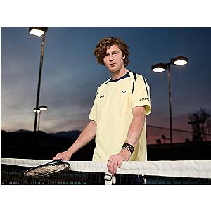 1012020-732 | RUBLEV US OPEN SHIRT | YELLOW/BLUE