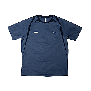 1012020-417 | RUBLEV US OPEN SHIRT | BLUE/YELLOW