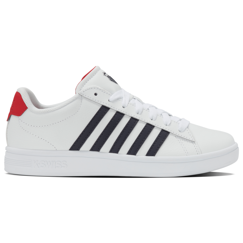 04413-128-M | COURT TIEBREAK II | WHITE/PEACOAT/MARS RED