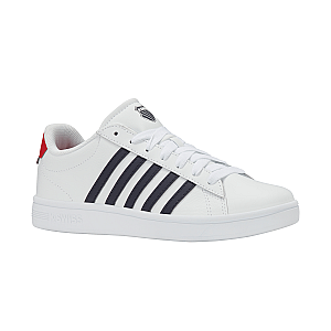 04413-128-M | COURT TIEBREAK II | WHITE/PEACOAT/MARS RED