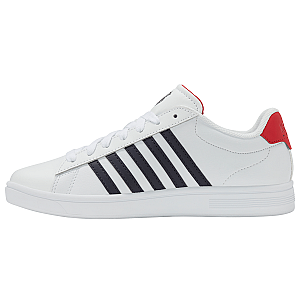 04413-128-M | COURT TIEBREAK II | WHITE/PEACOAT/MARS RED