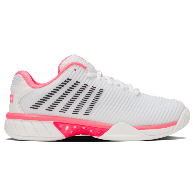 96807-178-W | HYPERCOURT EXPRESS 2-WIDE | WHITE/NEON PASTEL PINK/BLACK