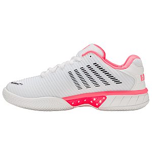 96807-178-W | HYPERCOURT EXPRESS 2-WIDE | WHITE/NEON PASTEL PINK/BLACK